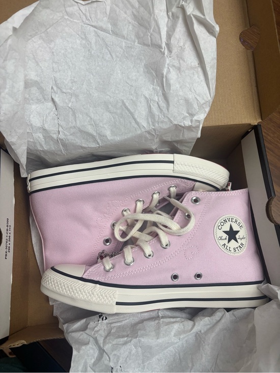 Converse Shoes - Converse Light Pink High Top Sneakers